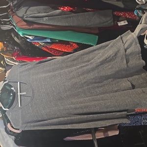 Gray Knit Sweater free people xs